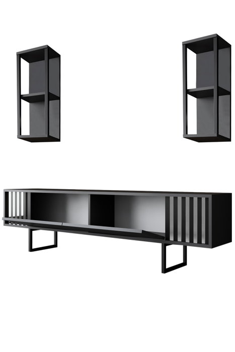 Hanah Home Chrome Line - Antracita, Negro